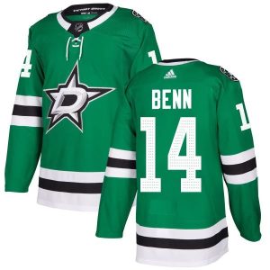 Herren Dallas Stars Eishockey Trikot Jamie Benn 14 Kelly Grün Authentic